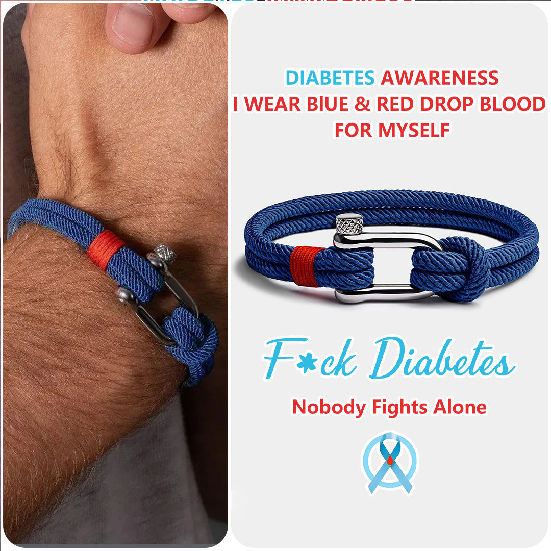 Anchor Navy Bracelet | Støtt diabetes