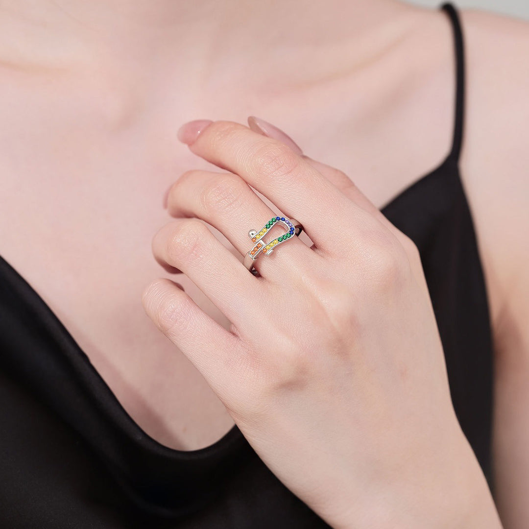 Horse Shoe Ring | Støtt brystkreft