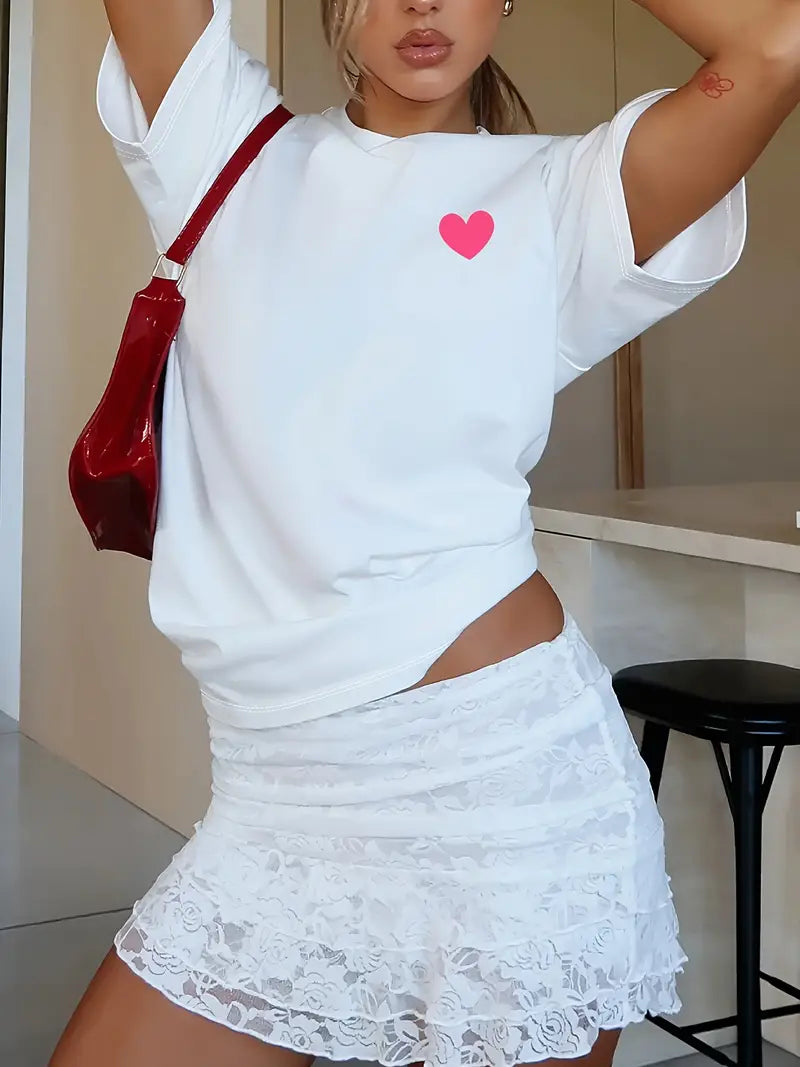 Small Heart Shirt | Støtt brystkreft