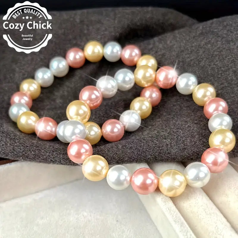 Dopamine Pearl Bracelet | Støtt brystkreft