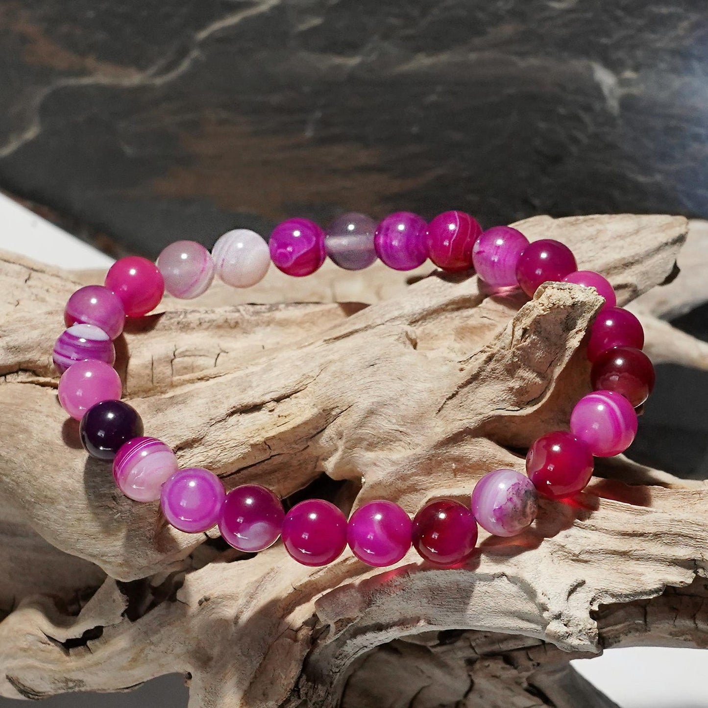 Agate Bracelet | Støtt brystkreft