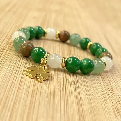 Clover Charm Bracelet | Støtt brystkreft