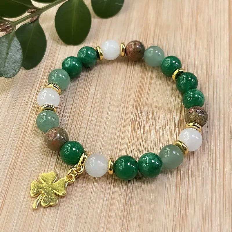 Clover Charm Bracelet | Støtt brystkreft