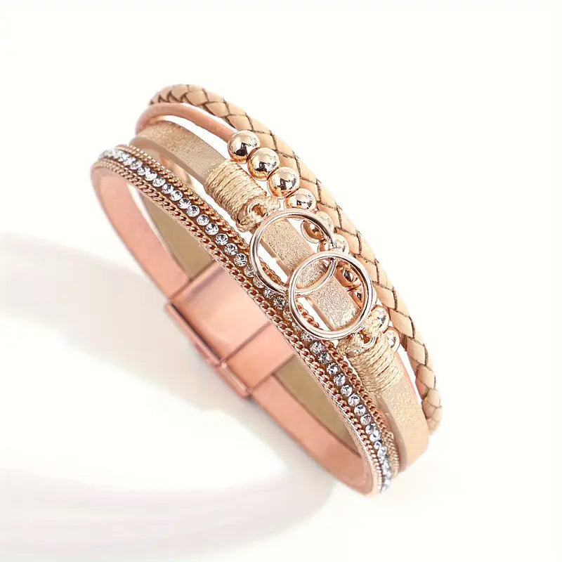 Glamorous Weave Bracelet | Støtt brystkreft
