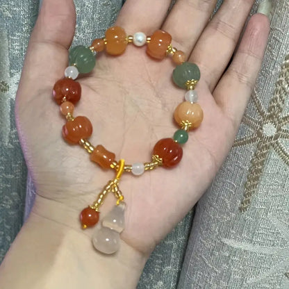 Pumpkin Bead Bracelet | Støtt brystkreft