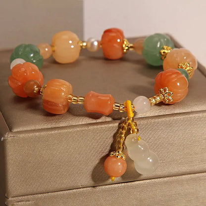 Pumpkin Bead Bracelet | Støtt brystkreft