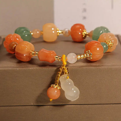Pumpkin Bead Bracelet | Støtt brystkreft