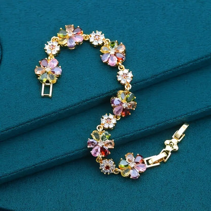 Colorful Floral Bracelet | Støtte Brystkreft