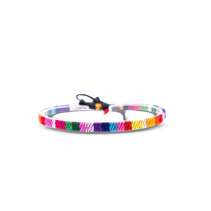 Colorful Small Beaded Bracelet | Støtt brystkreft