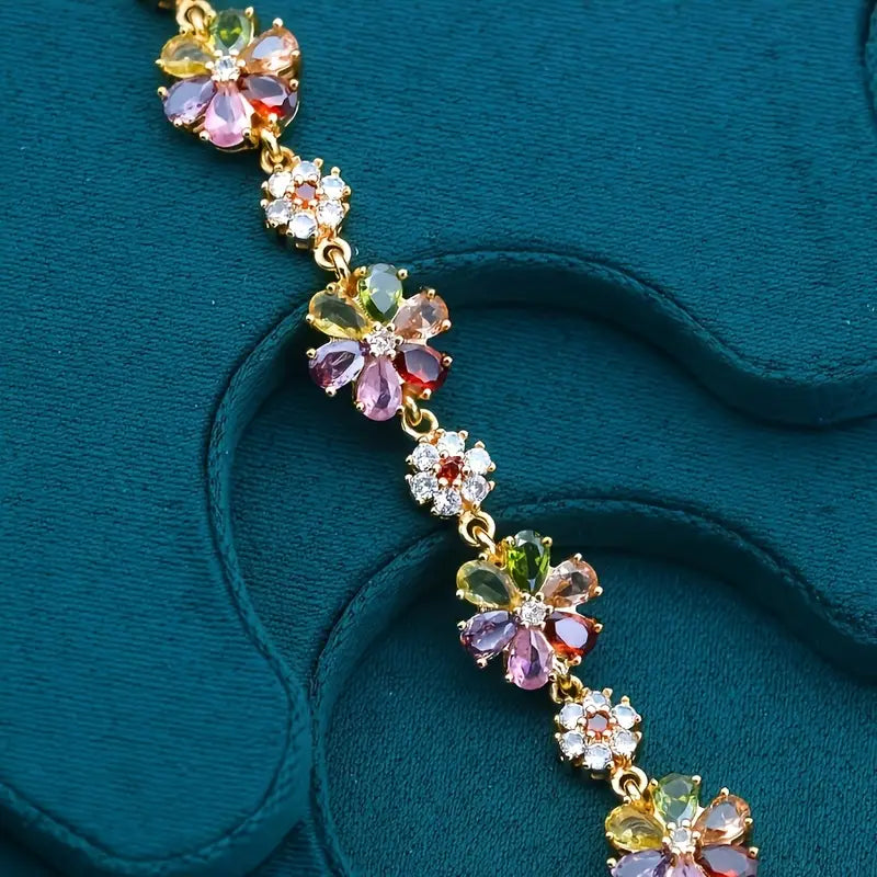 Colorful Floral Bracelet | Støtte Brystkreft