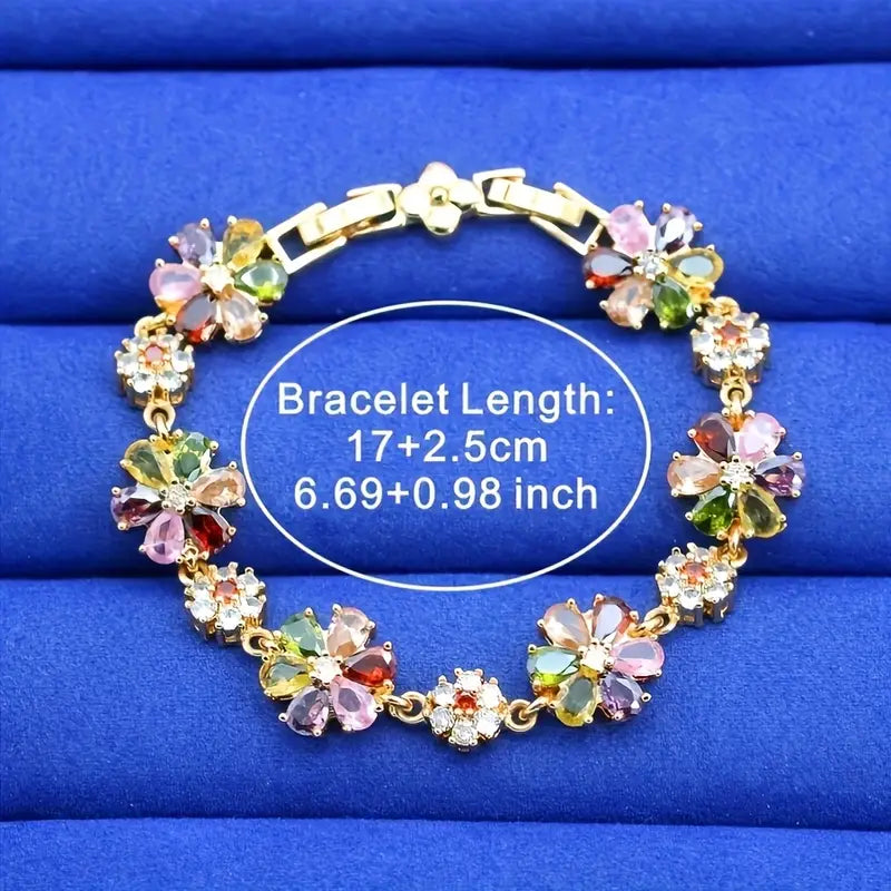 Colorful Floral Bracelet | Støtte Brystkreft