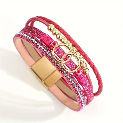 Glamorous Weave Bracelet | Støtt brystkreft