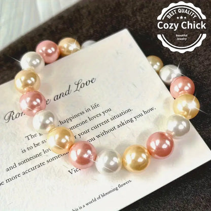Dopamine Pearl Bracelet | Støtt brystkreft