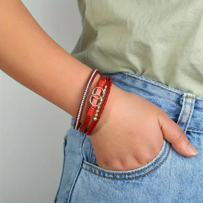 Glamorous Weave Bracelet | Støtt brystkreft