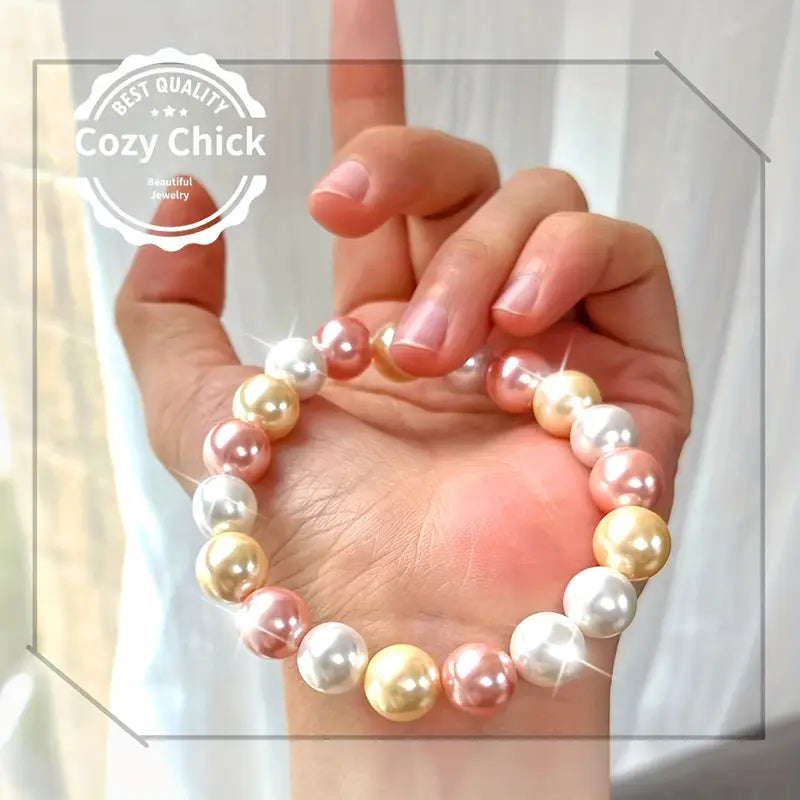 Dopamine Pearl Bracelet | Støtt brystkreft