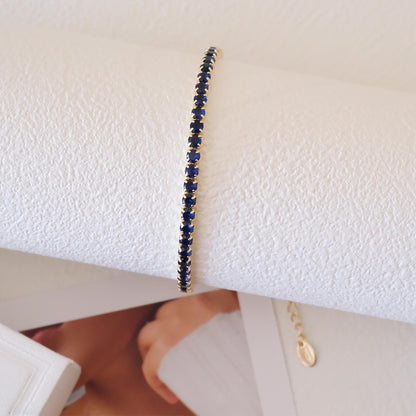 Sapphire Diamonds Bracelet | Støtt diabetes