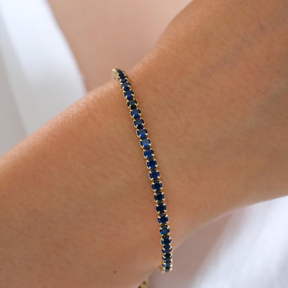 Sapphire Diamonds Bracelet | Støtt diabetes