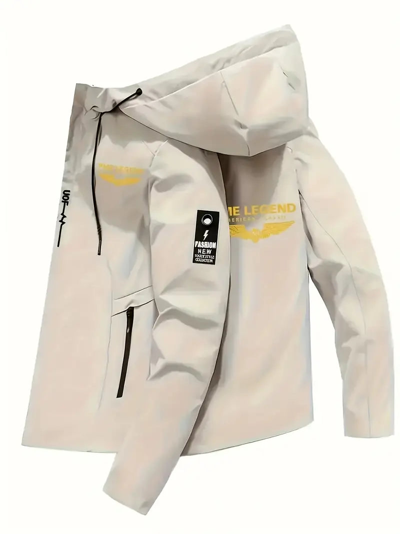 Evander™ - Hoodiejakke for menn med flytema