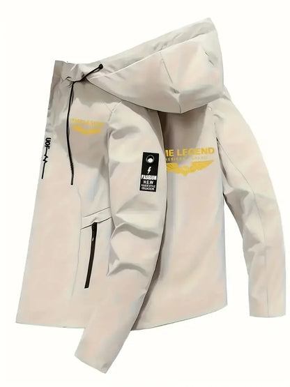 Evander™ - Hoodiejakke for menn med flytema