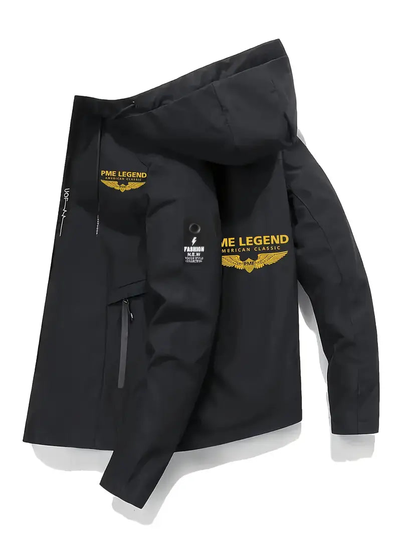 Evander™ - Hoodiejakke for menn med flytema