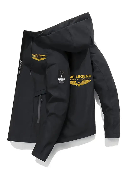 Evander™ - Hoodiejakke for menn med flytema