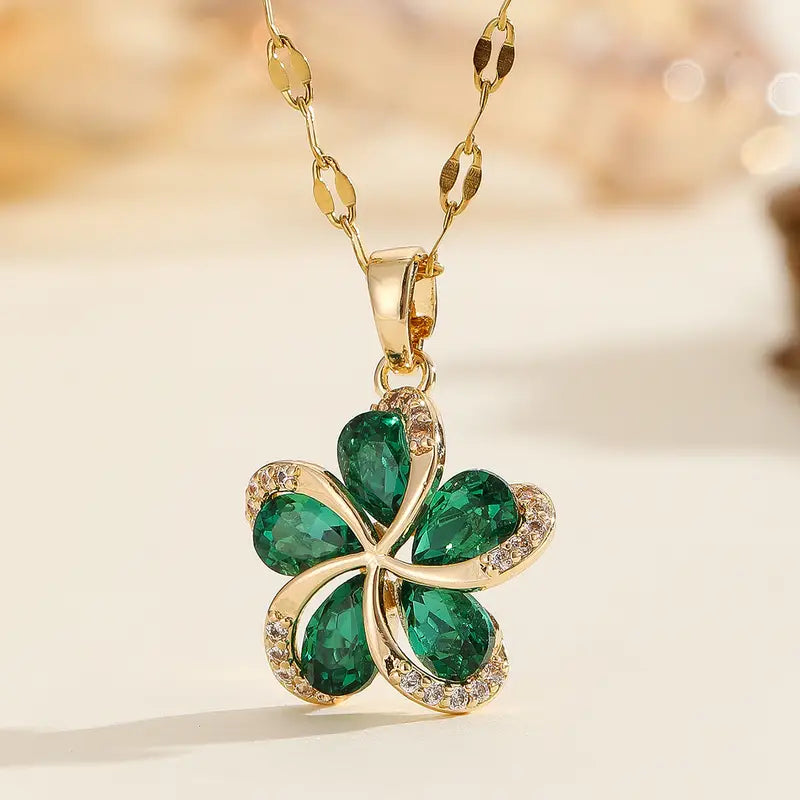 Luxury Flower Necklace | Støtt brystkreft