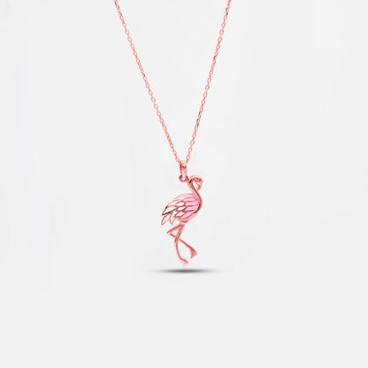 Pink Flamingo Necklace | Støtt brystkreft