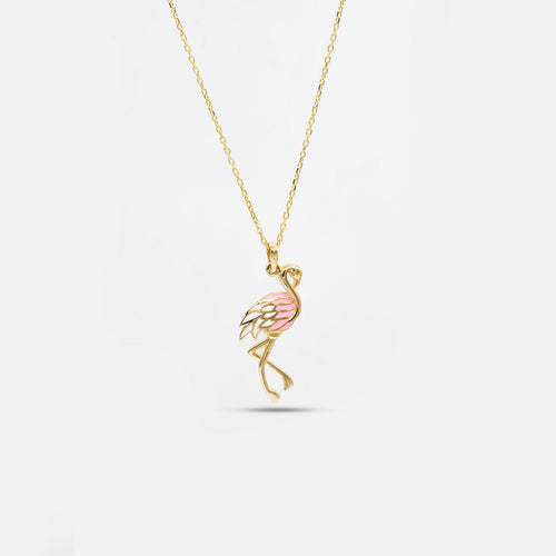Pink Flamingo Necklace | Støtt brystkreft