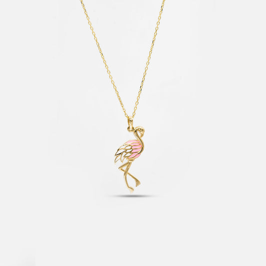 Pink Flamingo Necklace | Støtt brystkreft