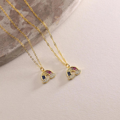 Dainty Rainbow Necklace | Støtt brystkreft