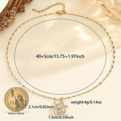 Luxury Flower Necklace | Støtt brystkreft