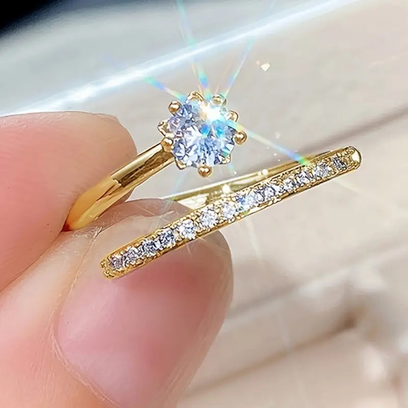 Sparkling Golden Ring | Støtt brystkreft
