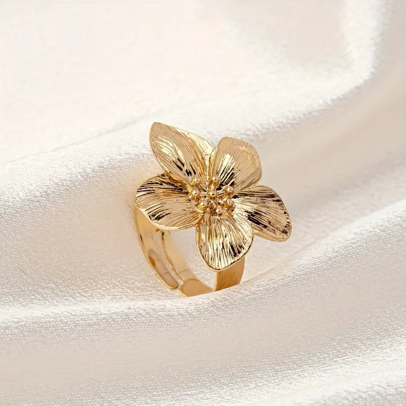 Exquisite Flower Ring | Støtt brystkreft