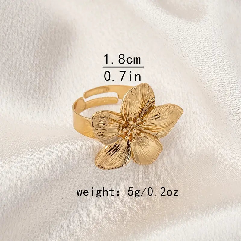 Exquisite Flower Ring | Støtt brystkreft