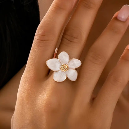 Exquisite Flower Ring | Støtt brystkreft