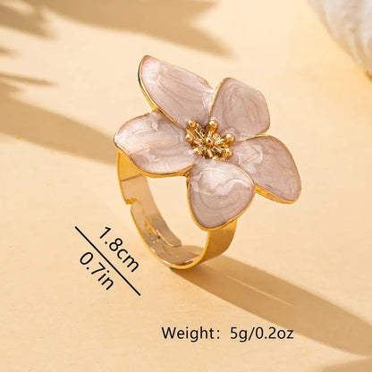 Exquisite Flower Ring | Støtt brystkreft