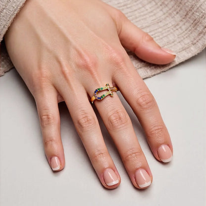 Horse Shoe Ring | Støtt brystkreft