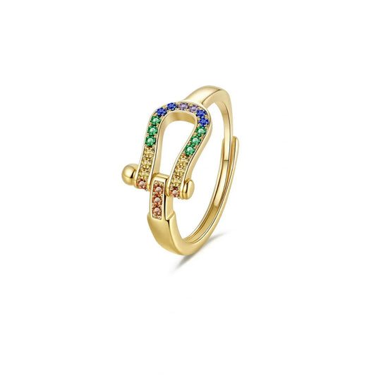 Horse Shoe Ring | Støtt brystkreft