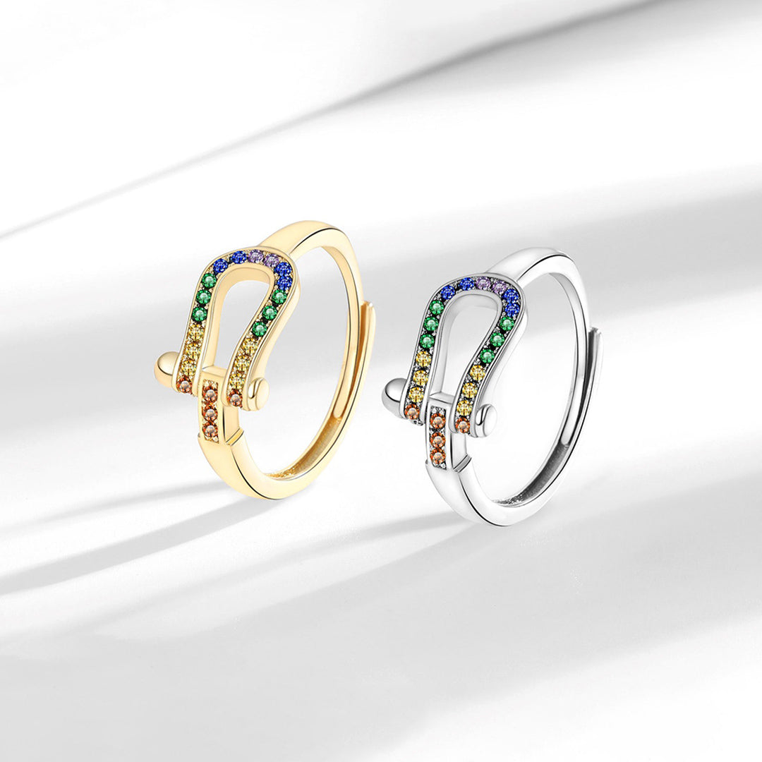 Horse Shoe Ring | Støtt brystkreft