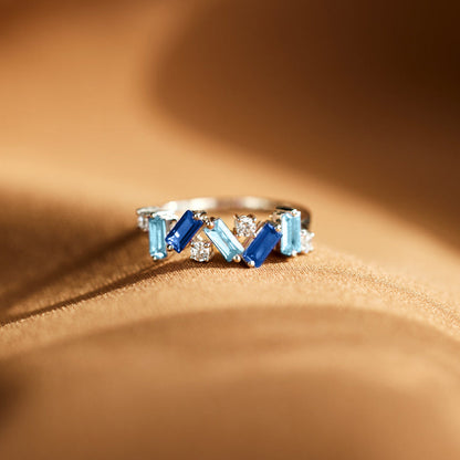 Blue Sparkle Ring | Støtt diabetes