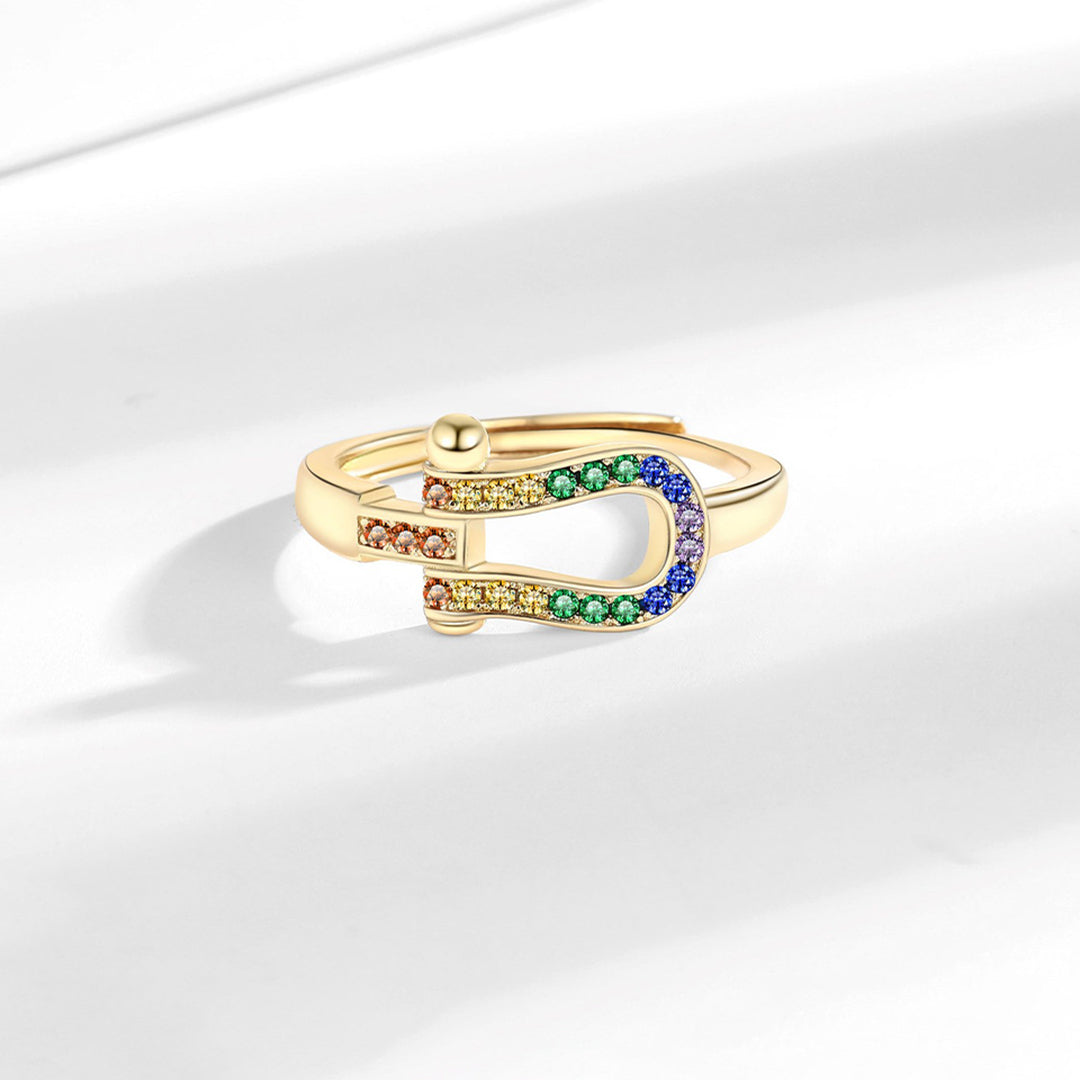 Horse Shoe Ring | Støtt brystkreft