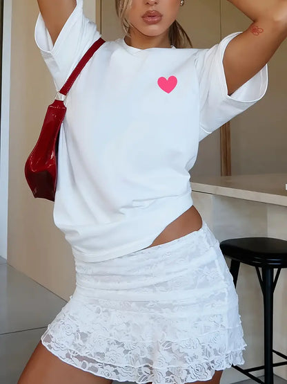 Small Heart Shirt | Støtt brystkreft