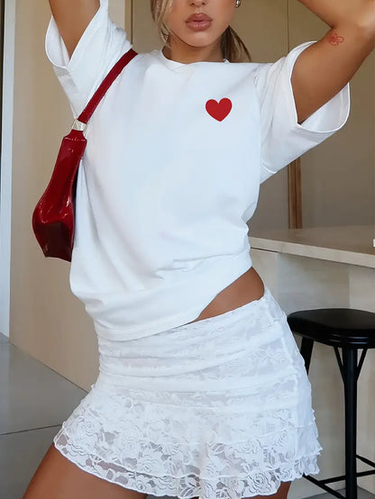 Small Heart Shirt | Støtt brystkreft