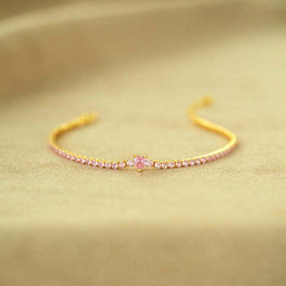 Pink Heart Bracelet | Støtt brystkreft