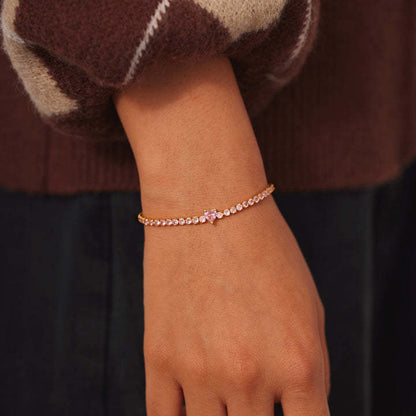 Pink Heart Bracelet | Støtt brystkreft