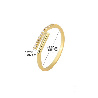 Gemstone Open Ring | Støtt brystkreft