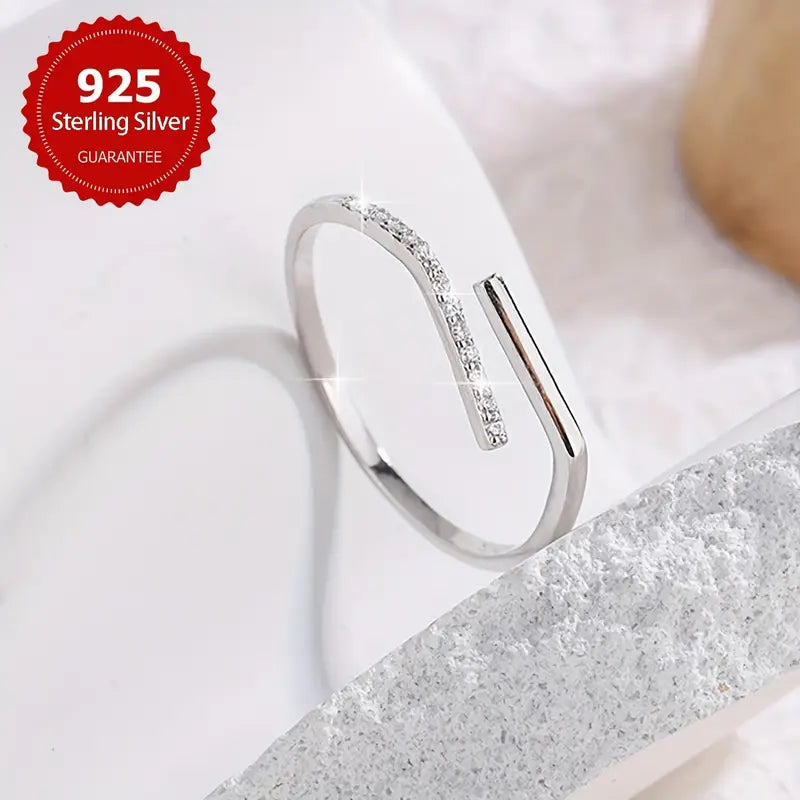Gemstone Open Ring | Støtt brystkreft